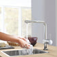 Grohe Minta® 1.75 GPM Single-Handle Dual Spray Pull-Down StarLight Chrome Kitchen Faucet