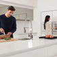 Grohe Eurocube® 1.75 GPM Semi-Pro Dual Spray Single-Handle StarLight Chrome Kitchen Faucet