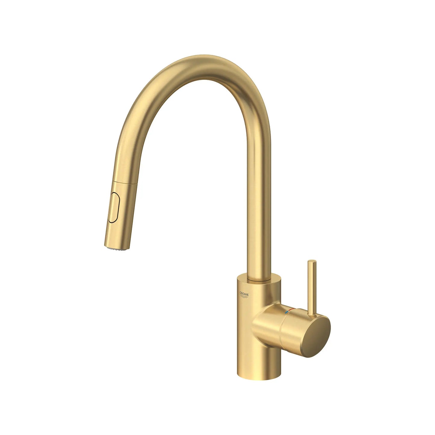 Grohe Concetto™ 1.75 GPM Single-Handle Dual Spray Brushed Cool Sunrise Pull-Down Kitchen Faucet