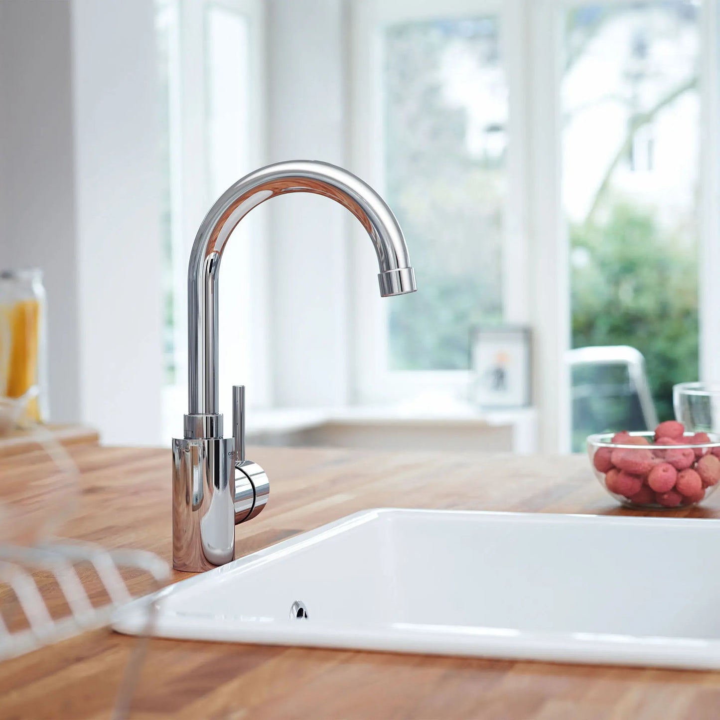 Grohe Concetto™ 1.5 GPM Single-Handle StarLight Chrome Bar Faucet