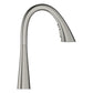 Grohe Zedra 1.75 GPM Single-Handle Triple Spray SuperSteel Infinity Pull Down Bar Faucet
