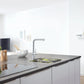 Grohe Blue 1.75 GPM Single Spray Single-Handle StarLight Chrome Pull-Out Kitchen Faucet With Chilled and Sparkling Water