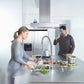 Grohe K7® 1.75 GPM Medium Single-Handle Semi-Pro Dual Spray StarLight Chrome Kitchen Faucet