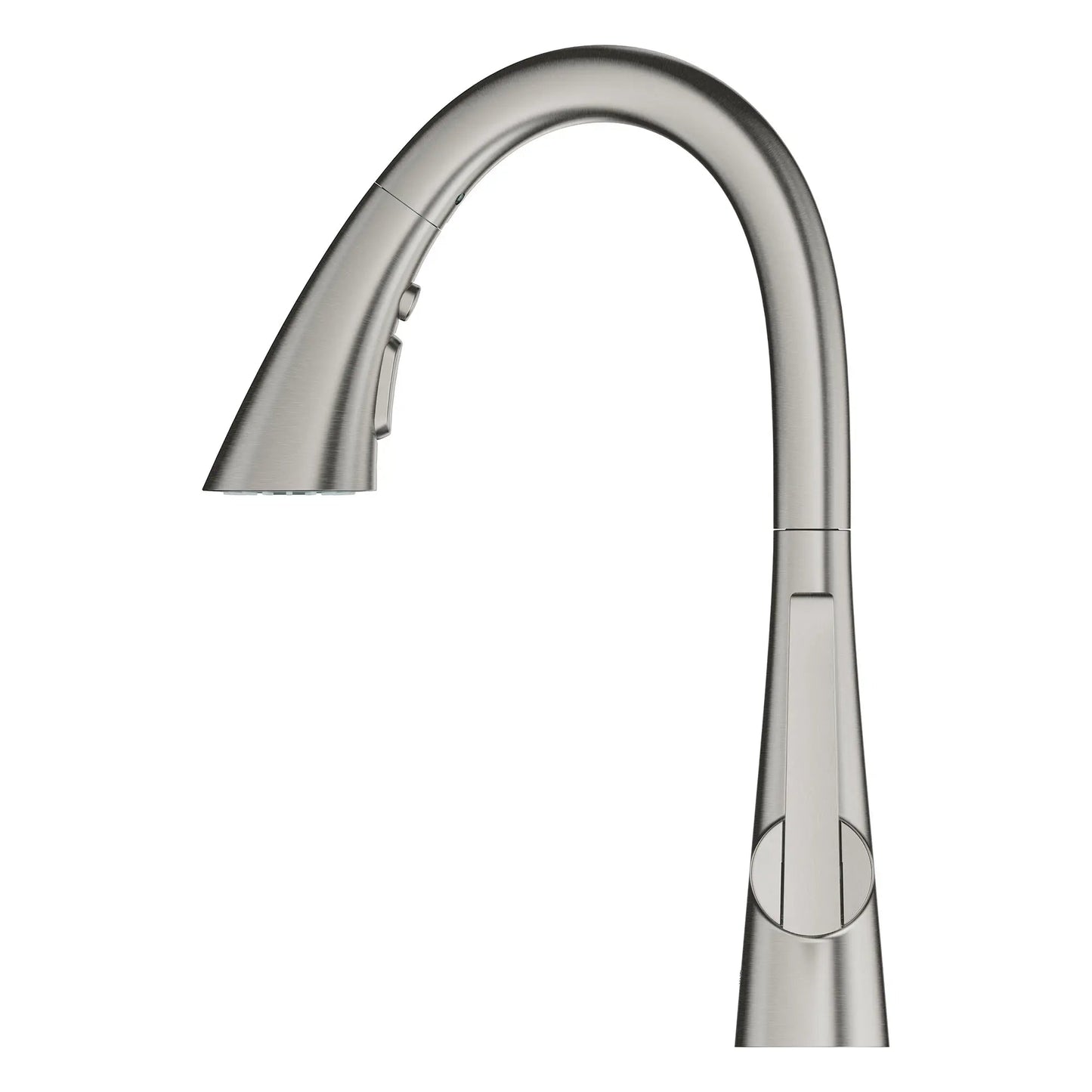 Grohe Zedra 1.75 GPM Single-Handle Triple Spray SuperSteel Infinity Pull Down Bar Faucet