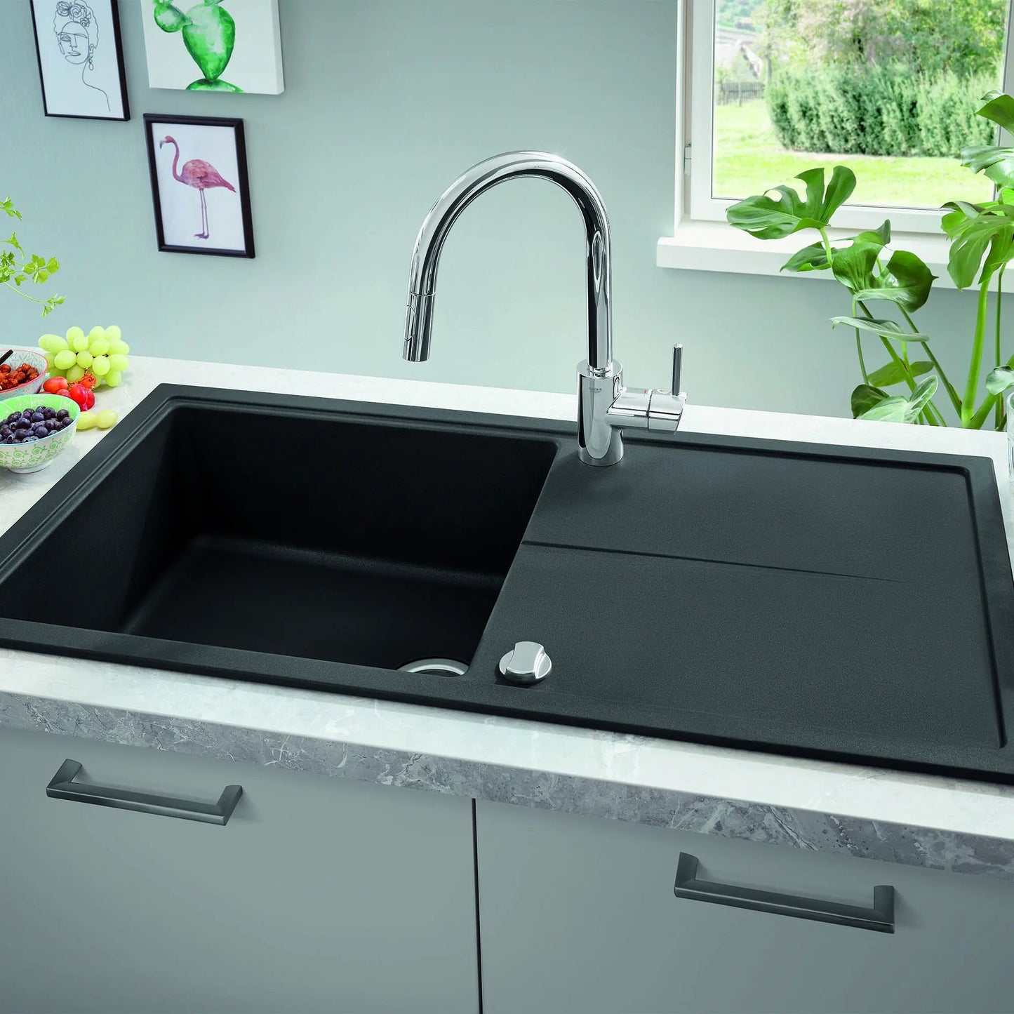 Grohe Concetto 1.75 GPM Single-Handle Pull Down StarLight Chrome Prep Faucet