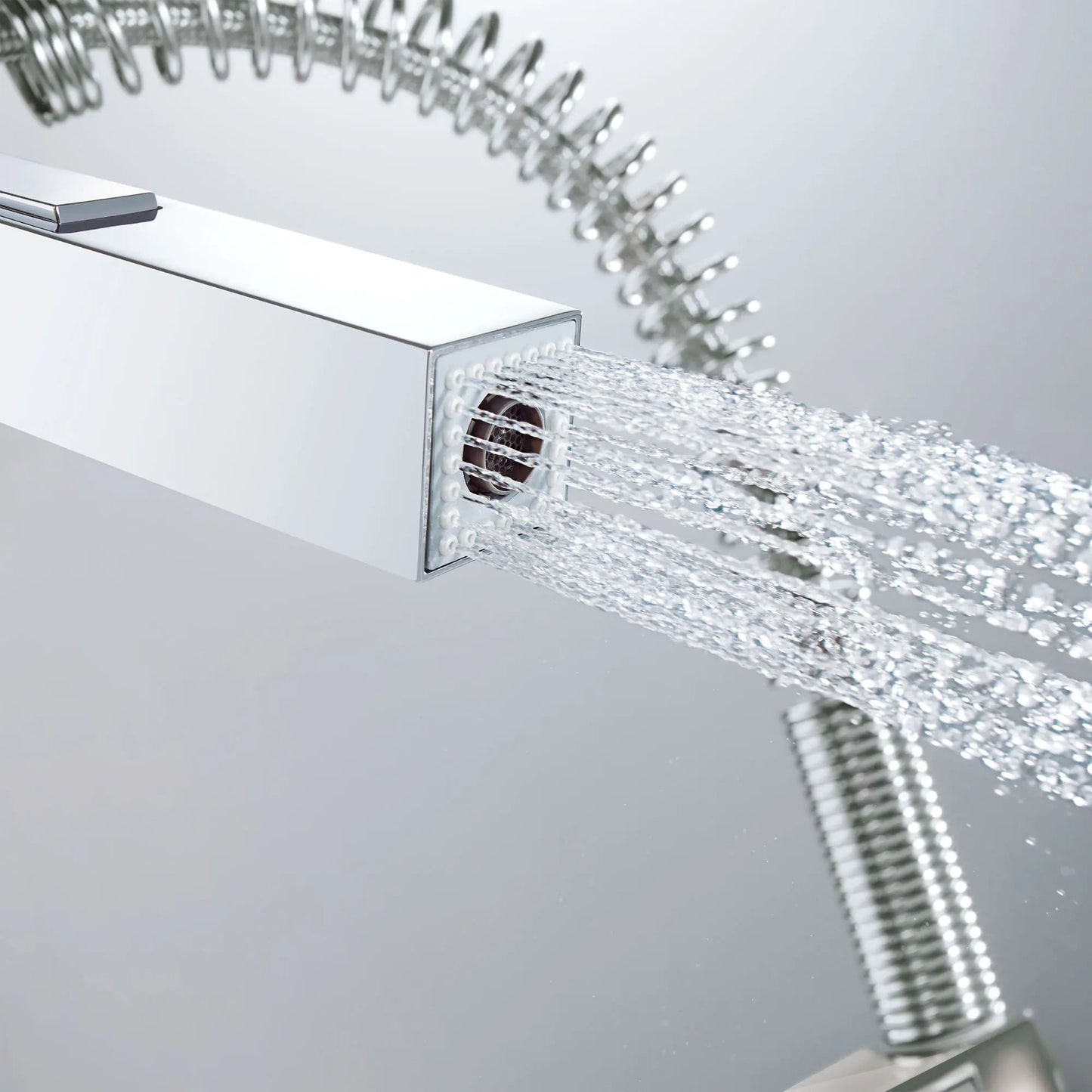 Grohe Eurocube® 1.75 GPM Semi-Pro Dual Spray Single-Handle StarLight Chrome Kitchen Faucet
