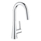 Grohe Zedra 1.75 GPM Dual Spray Single-Handle StarLight Chrome Pull Down Kitchen Faucet