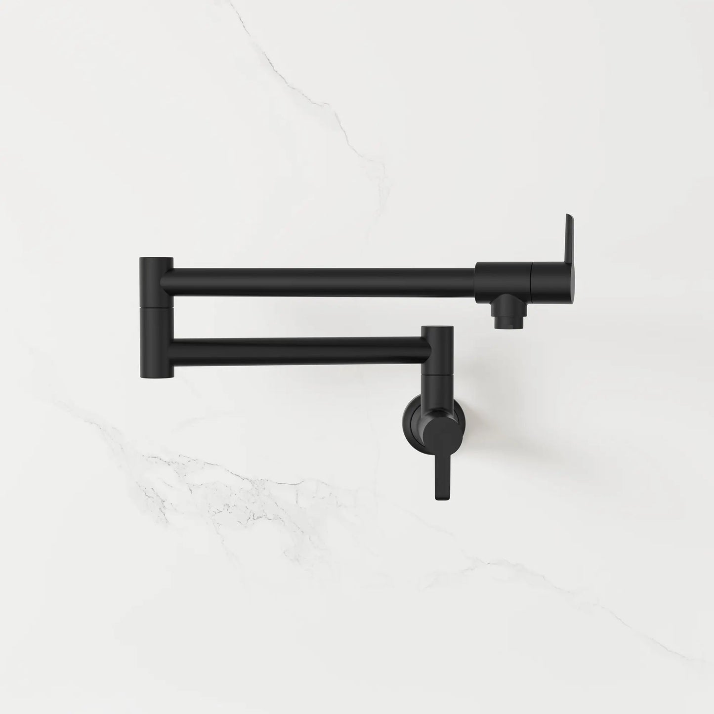 Grohe Zedra 1.75 GPM 2-Handle Matte Black Wall Mount Pot Filler