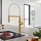 Grohe Essence 1.75 GPM Semi-Pro Dual Spray Single-Brushed Cool Sunrise Graphite Kitchen Faucet