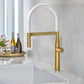 Grohe Essence 1.75 GPM Semi-Pro Dual Spray Single-Brushed Cool Sunrise Graphite Kitchen Faucet