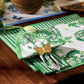 Park Designs Patricia Heaton Home Florals & Flitters Printed Green Napkin - Set of 12