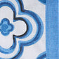 Park Designs Patricia Heaton Home Geo Printed Blue Napkin - Set of 12