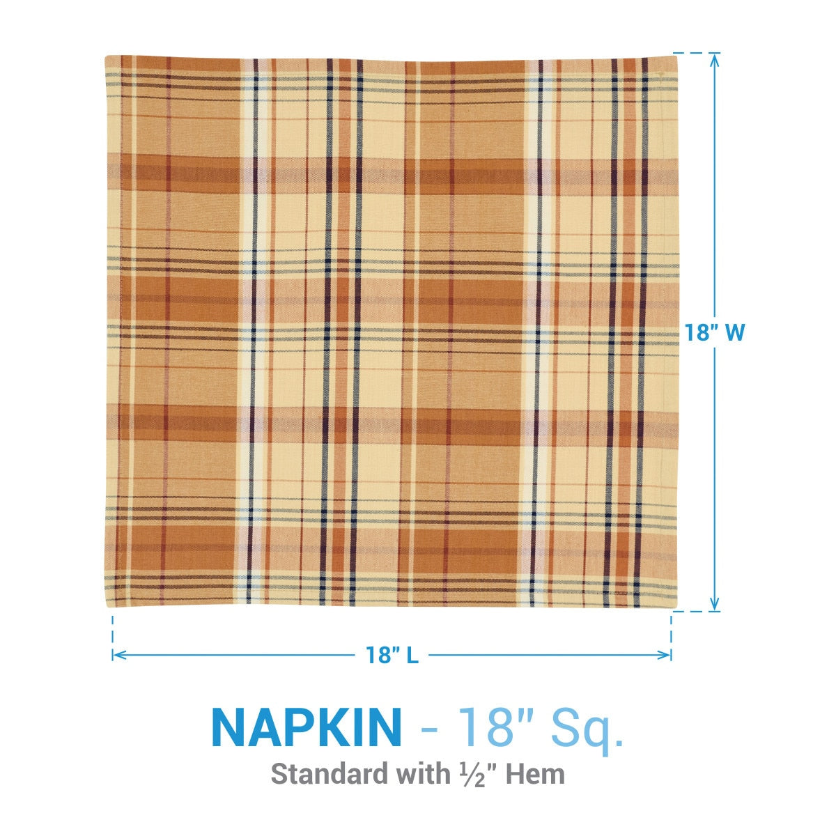 Park Designs Applewood Plaid Napkin - Set of 2