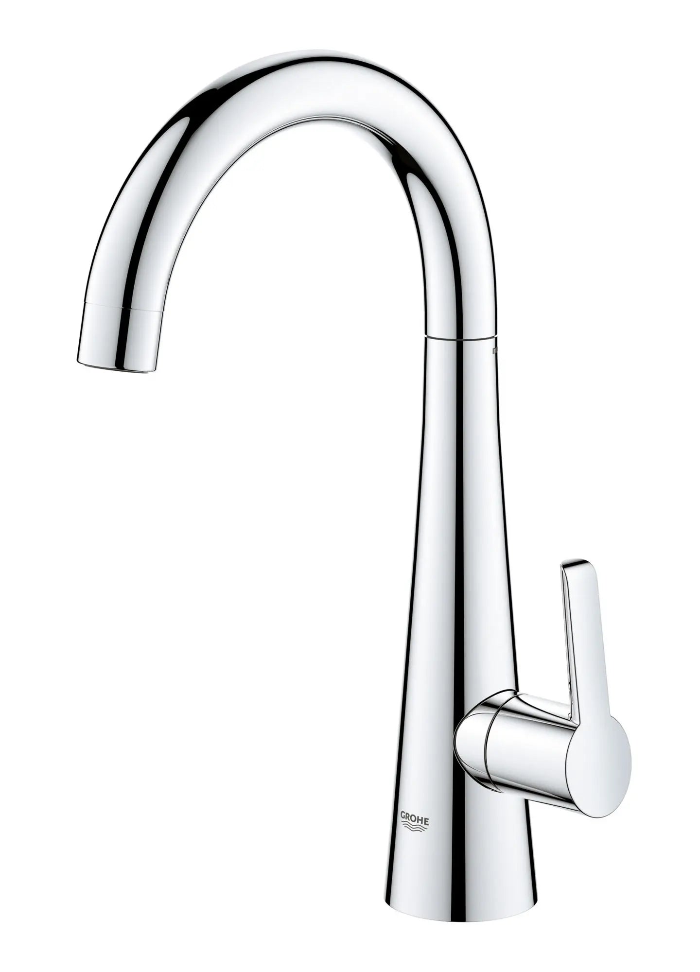 Grohe Zedra 1.75 GPM Single-Handle StarLight Chrome Cold Water Beverage Faucet With Filtration