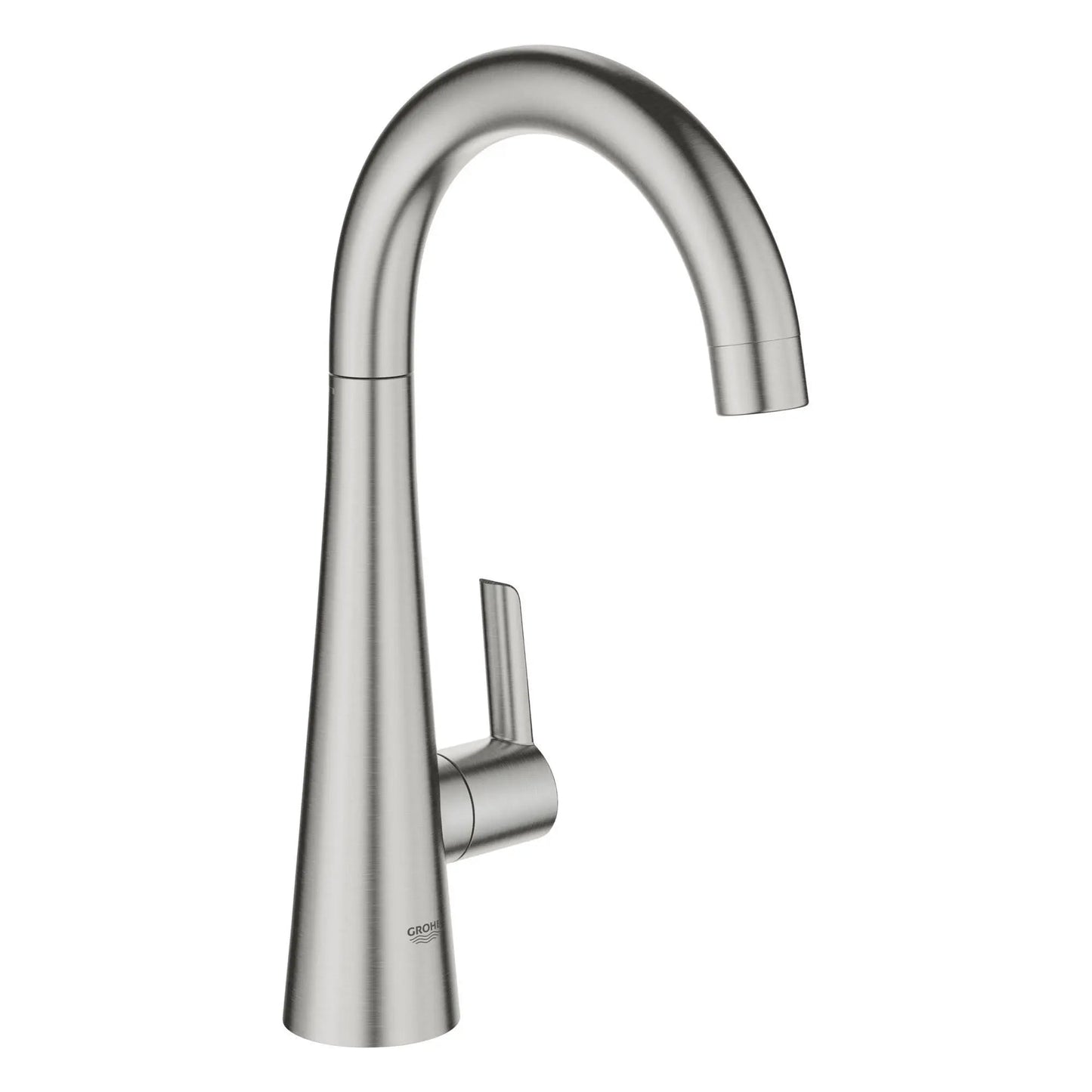Grohe Zedra 1.75 GPM Single-Handle SuperSteel Infinity Cold Water Beverage Faucet With Filtration