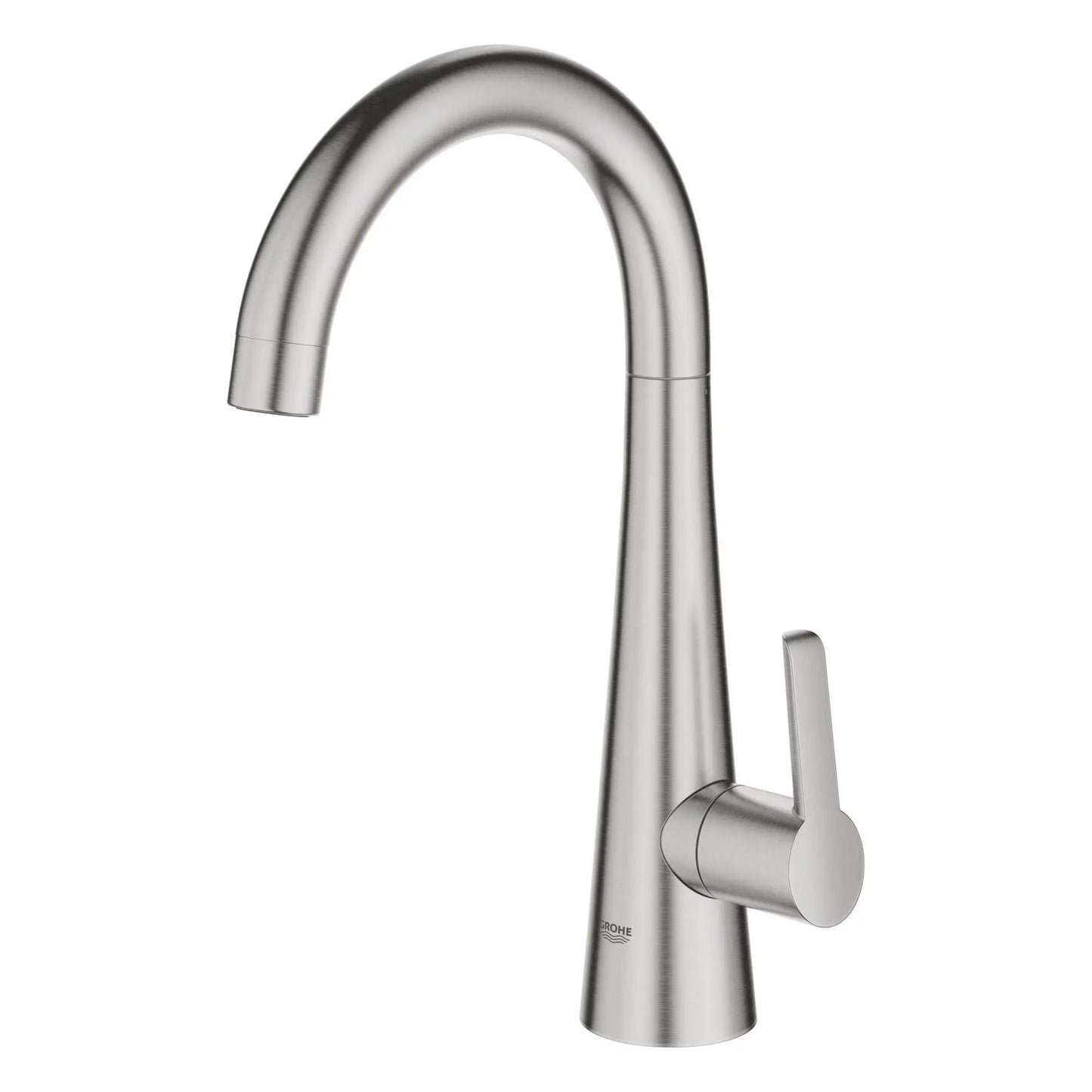 Grohe Zedra 1.75 GPM Single-Handle SuperSteel Infinity Cold Water Beverage Faucet With Filtration