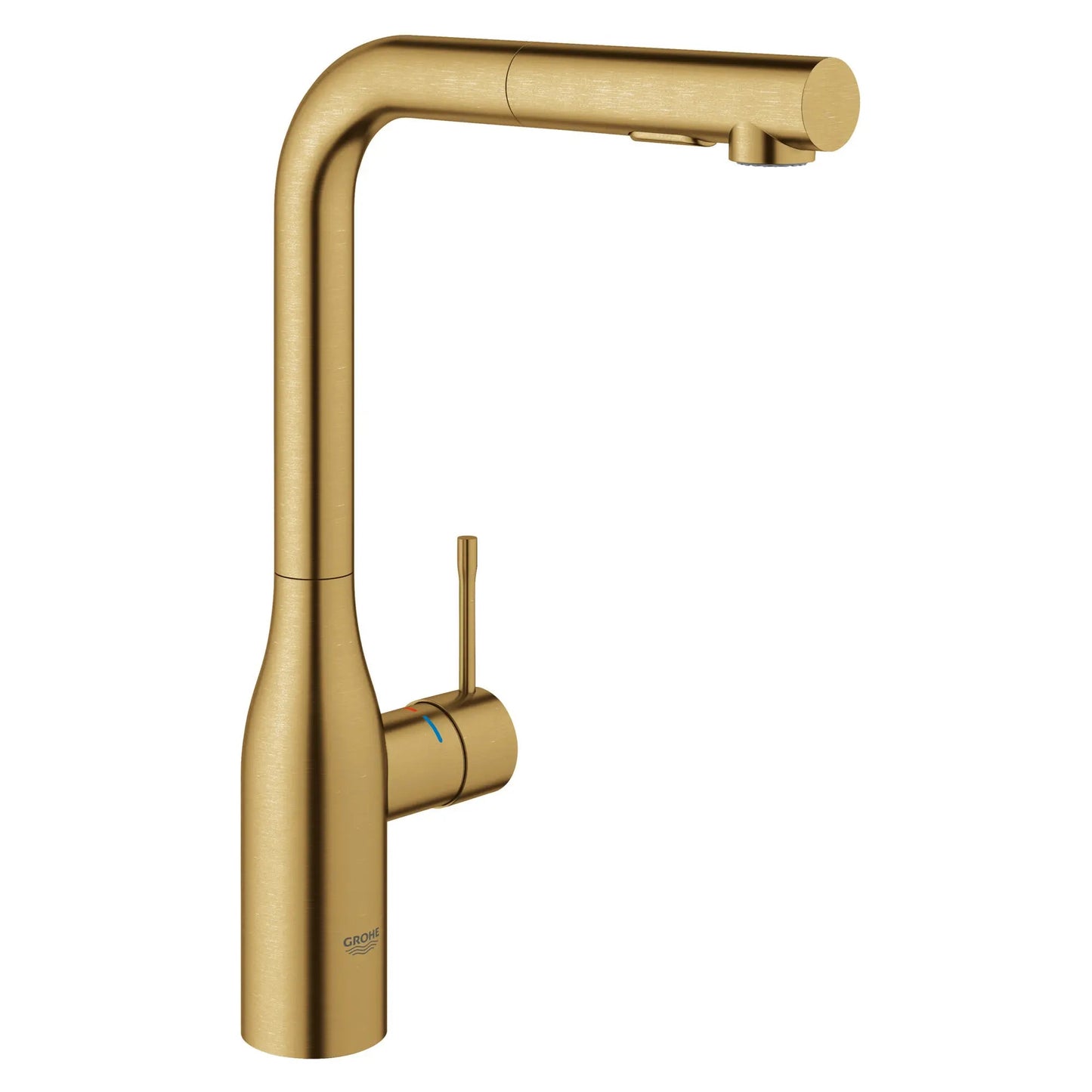 Grohe Essence 1.75 GPM Single-Handle Dual Spray Brushed Cool Sunrise Pull-Out Faucet