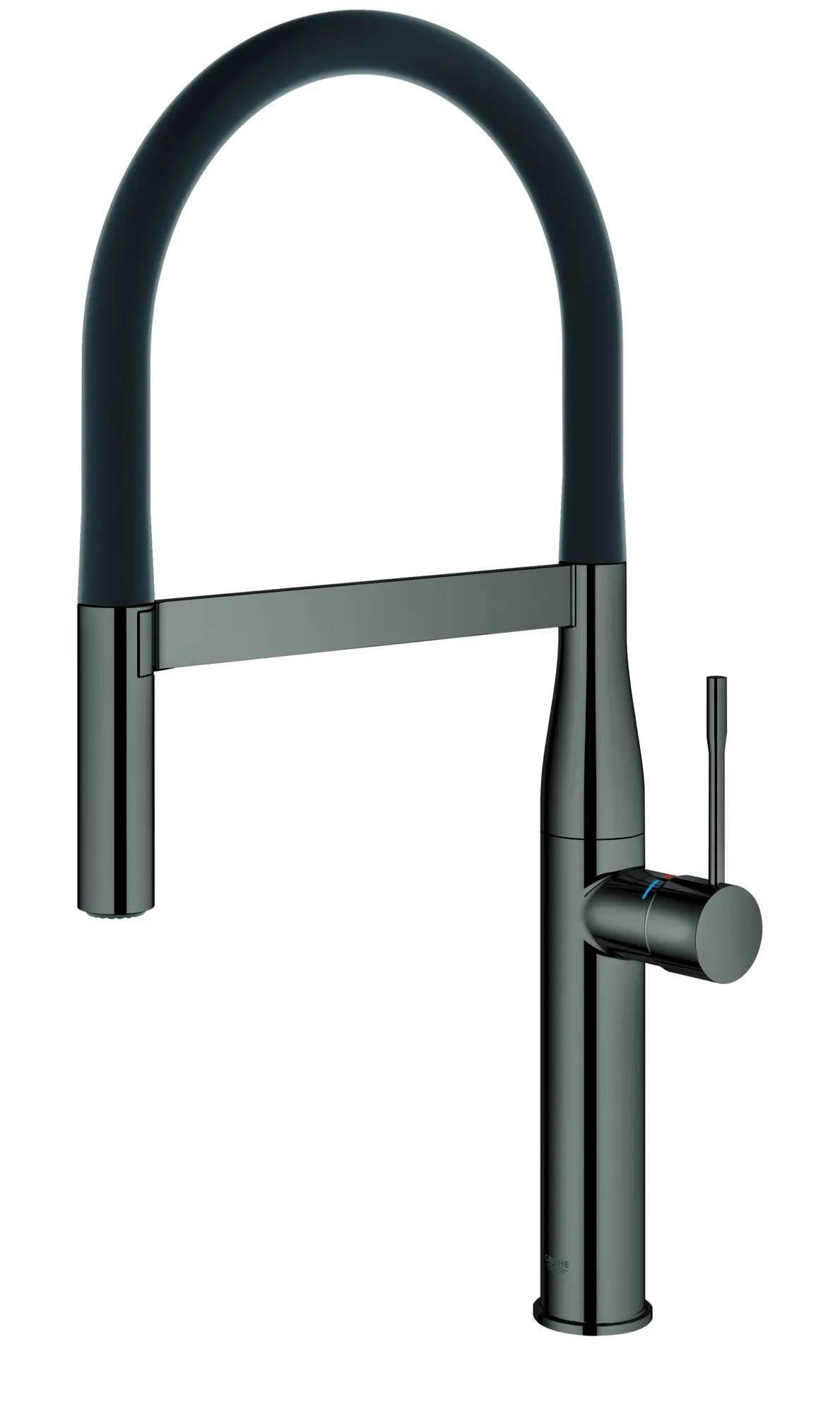 Grohe Essence 1.75 GPM Semi-Pro Dual Spray Single-Handle Hard Graphite Kitchen Faucet
