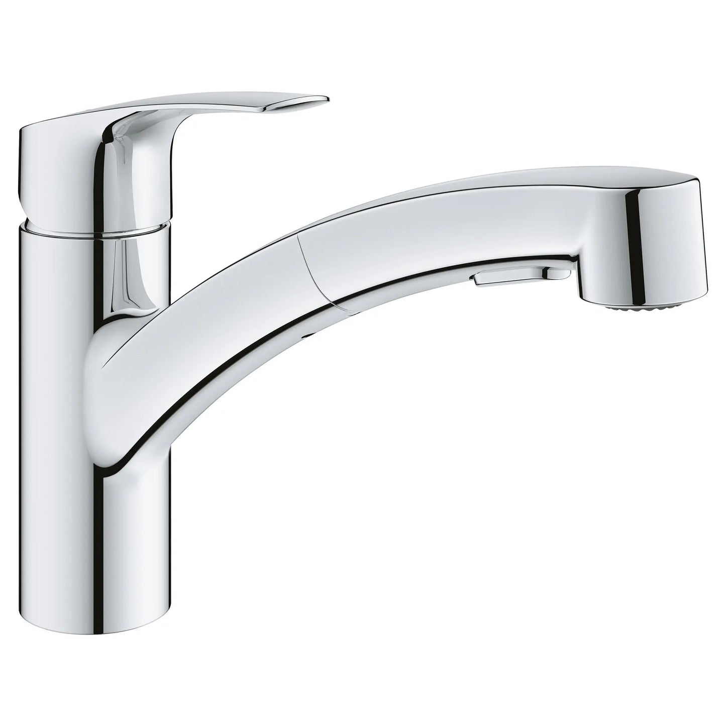Grohe Eurosmart 1.75 GPM Dual Spray Single-Handle StarLight Chrome Pull-Out Kitchen Faucet