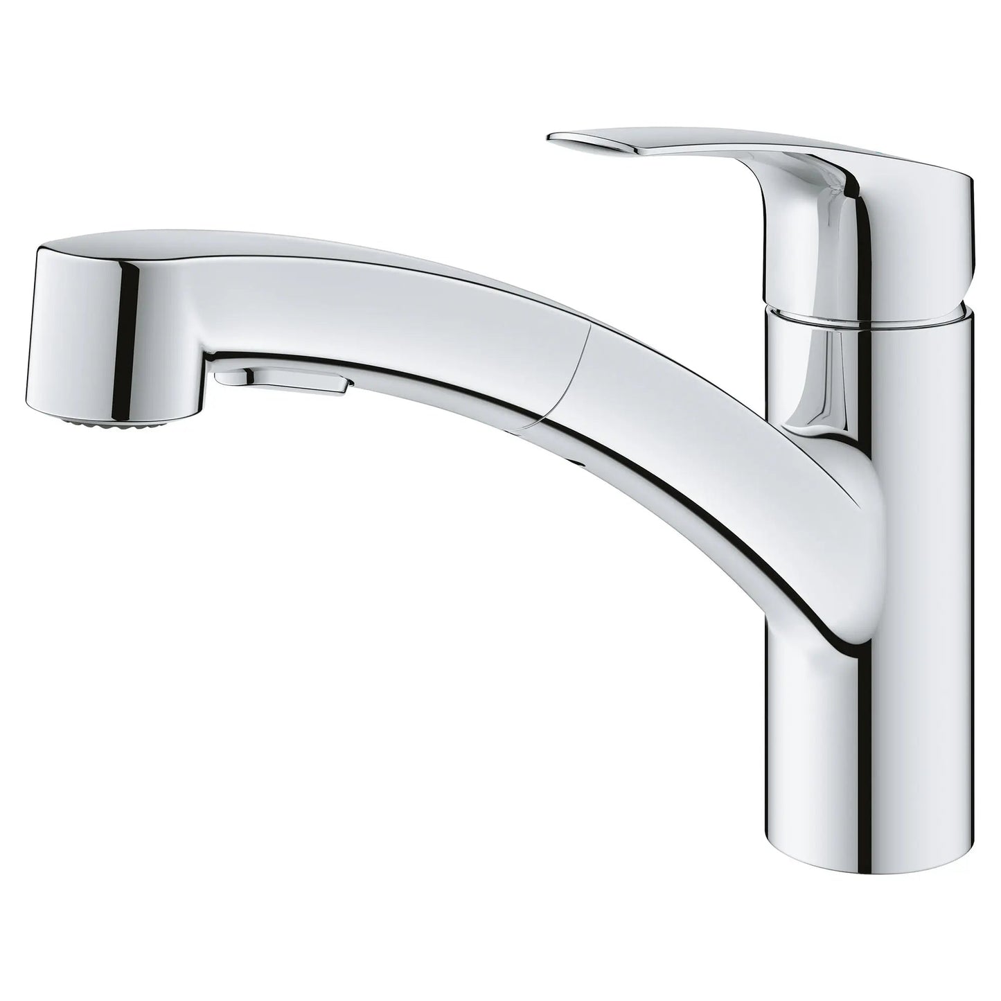 Grohe Eurosmart 1.75 GPM Dual Spray Single-Handle StarLight Chrome Pull-Out Kitchen Faucet