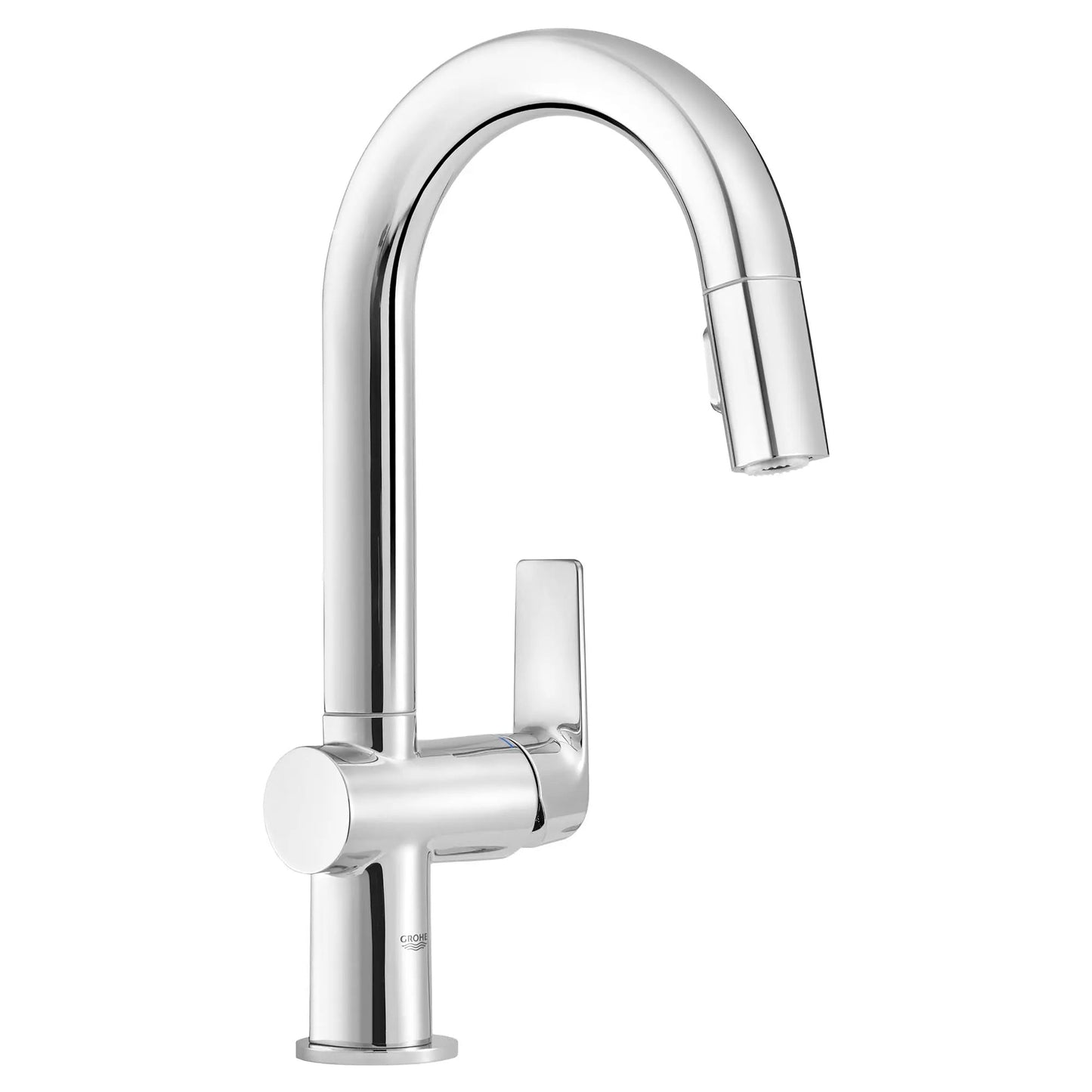 Grohe Defined 1.75 GPM Single-Handle Dual Spray StarLight Chrome Pull Down Bar Faucet
