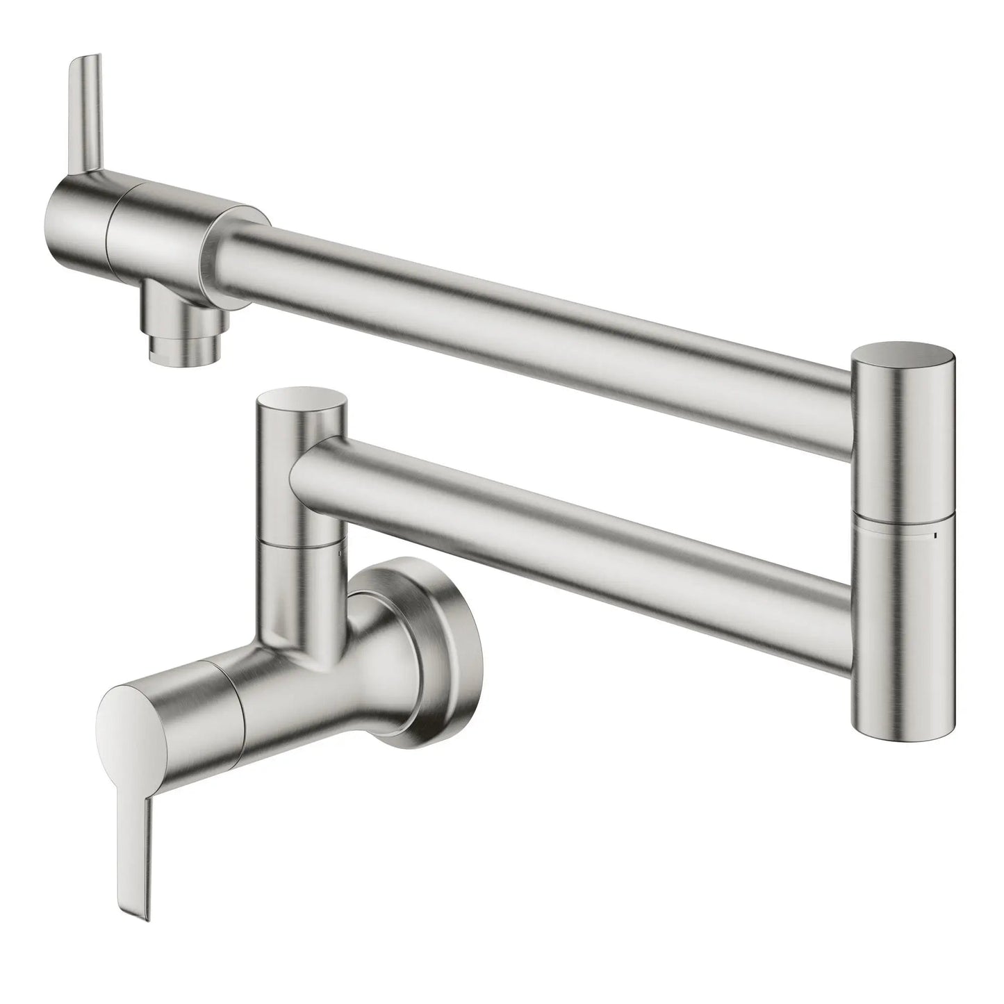 Grohe Zedra 1.75 GPM 2-Handle SuperSteel Infinity Wall Mount Pot Filler