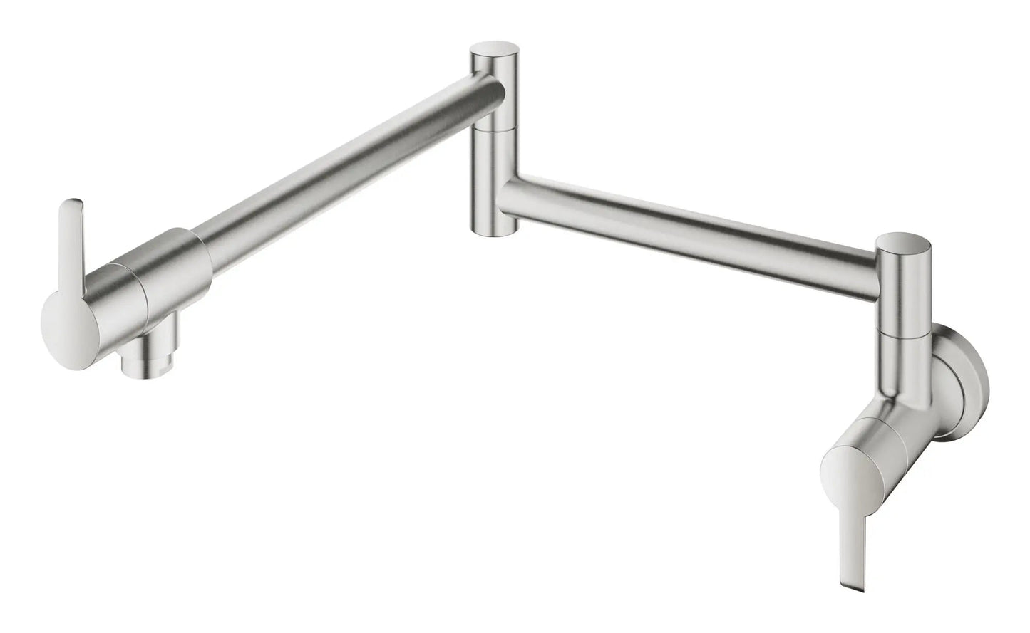 Grohe Zedra 1.75 GPM 2-Handle SuperSteel Infinity Wall Mount Pot Filler