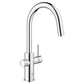 Grohe Blue 1.75 GPM Single Spray Single-Handle StarLight Chrome Pull Down Kitchen Faucet With Chilled and Sparkling Water