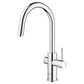 Grohe Blue 1.75 GPM Single Spray Single-Handle StarLight Chrome Pull Down Kitchen Faucet With Chilled and Sparkling Water