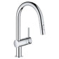 Grohe Minta 1.75 GPM Single-Handle Dual Spray Pull-Down StarLight Chrome Kitchen Faucet