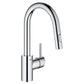 Grohe Concetto 1.75 GPM Single-Handle Pull Down StarLight Chrome Prep Faucet