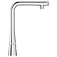 Grohe Zedra 1.75 GPM SmartControl Single Spray StarLight Chrome Pull-Out Kitchen Faucet