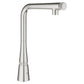 Grohe Zedra 1.75 GPM SmartControl Single Spray SuperSteel Infinity Pull-Out Kitchen Faucet