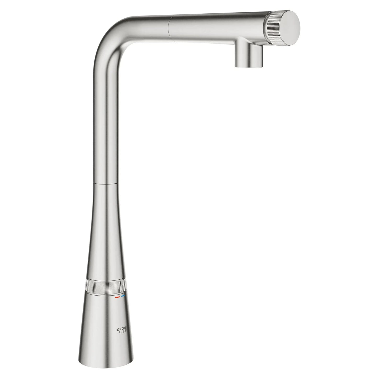 Grohe Zedra 1.75 GPM SmartControl Single Spray SuperSteel Infinity Pull-Out Kitchen Faucet
