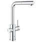 Grohe Blue 1.75 GPM Single Spray Single-Handle StarLight Chrome Pull-Out Kitchen Faucet With Chilled and Sparkling Water