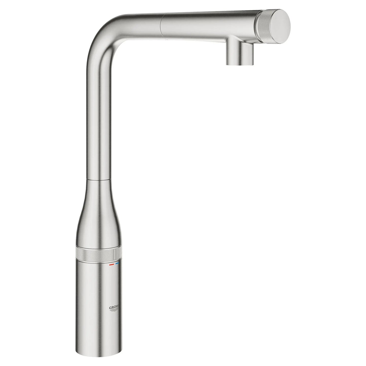 Grohe Essence 1.75 GPM SmartControl Single Spray SuperSteel Infinity Pull-Out Kitchen Faucet