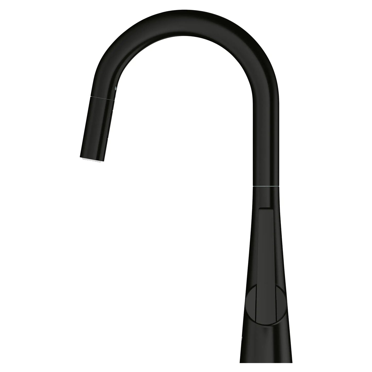 Grohe Zedra 1.75 GPM Dual Spray Single-Handle Matte Black Pull Down Kitchen Faucet