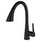 Grohe Zedra 1.75 GPM Triple Spray Single-Handle Matte Black Pull Down Kitchen Faucet