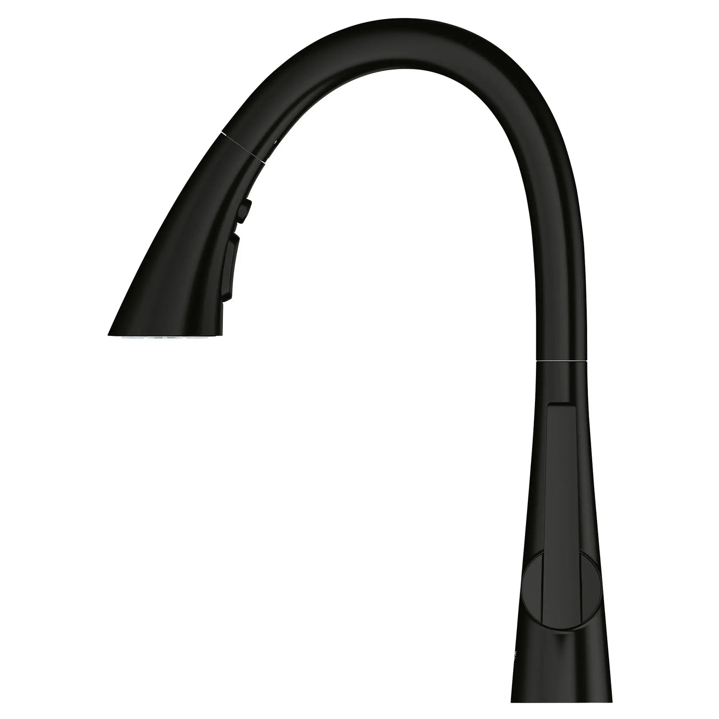 Grohe Zedra 1.75 GPM Triple Spray Single-Handle Matte Black Pull Down Kitchen Faucet