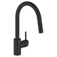 Grohe Concetto™ 1.75 GPM Single-Handle Dual Spray Matte Black Pull-Down Kitchen Faucet