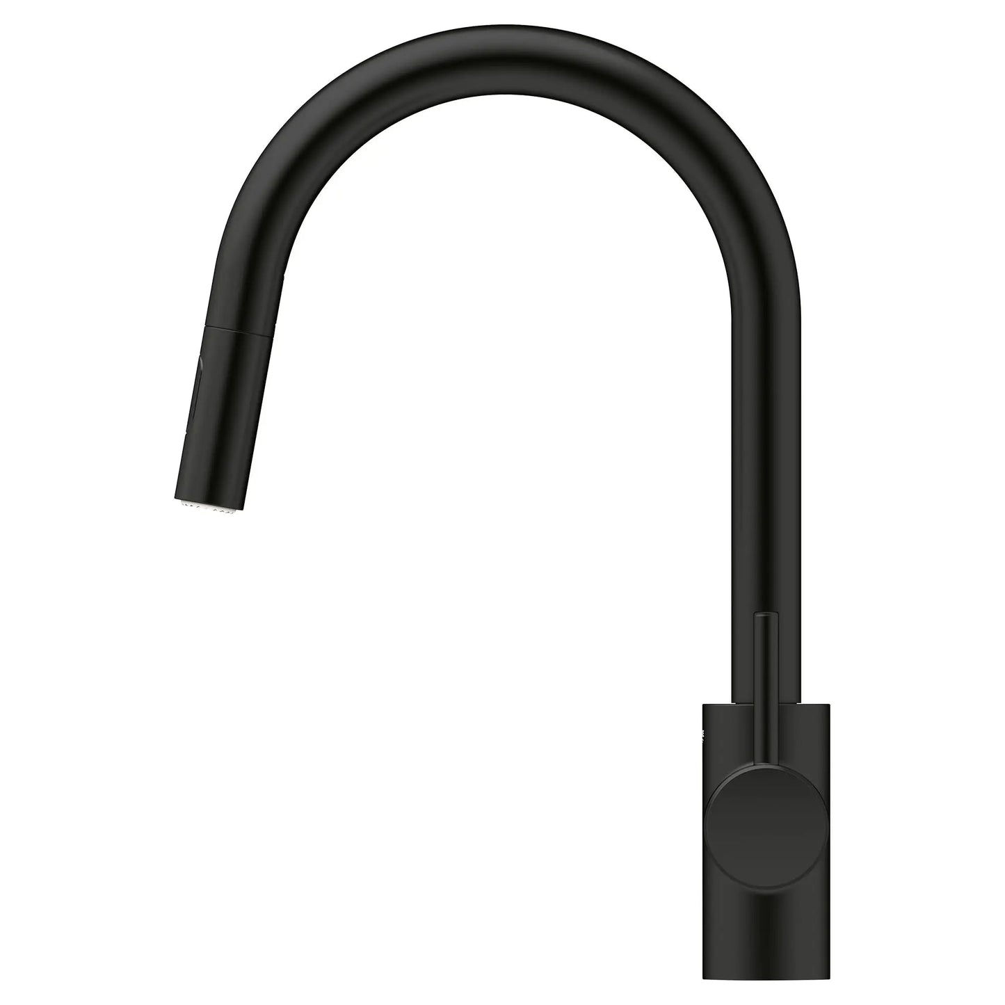 Grohe Concetto™ 1.75 GPM Single-Handle Dual Spray Matte Black Pull-Down Kitchen Faucet