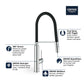 Grohe Concetto 1.75 GPM Semi-Pro Dual Spray Single-Handle StarLight Chrome Kitchen Faucet