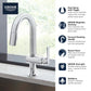 Grohe Defined 1.75 GPM Single-Handle Dual Spray StarLight Chrome Pull Down Bar Faucet
