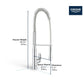 Grohe K7® 1.75 GPM Semi-Pro Dual Spray Single-Handle StarLight Chrome Kitchen Faucet