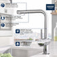 Grohe Minta® 1.75 GPM Single-Handle Dual Spray Pull-Down StarLight Chrome Kitchen Faucet