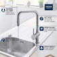 Grohe Minta® 1.75 GPM Dual Spray Single-Handle Pull Down StarLight Chrome Kitchen Faucet
