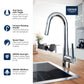 Grohe Zedra 1.75 GPM Dual Spray Single-Handle Pull Down StarLight Chrome Prep Faucet