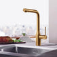 Grohe Essence 1.75 GPM Single-Handle Dual Spray Brushed Cool Sunrise Pull-Out Faucet