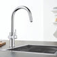 Grohe Blue 1.75 GPM Single Spray Single-Handle StarLight Chrome Pull Down Kitchen Faucet With Chilled and Sparkling Water