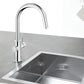 Grohe Blue 1.75 GPM Single Spray Single-Handle StarLight Chrome Pull Down Kitchen Faucet With Chilled and Sparkling Water